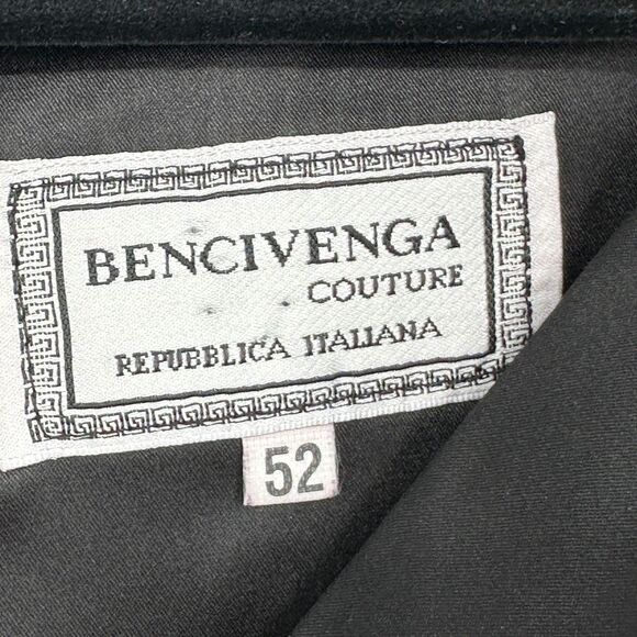 Bencivenga Couture Womens Vintage Cocktail Dress Size 52 US 16 Italian Designer - Picture 4 of 12